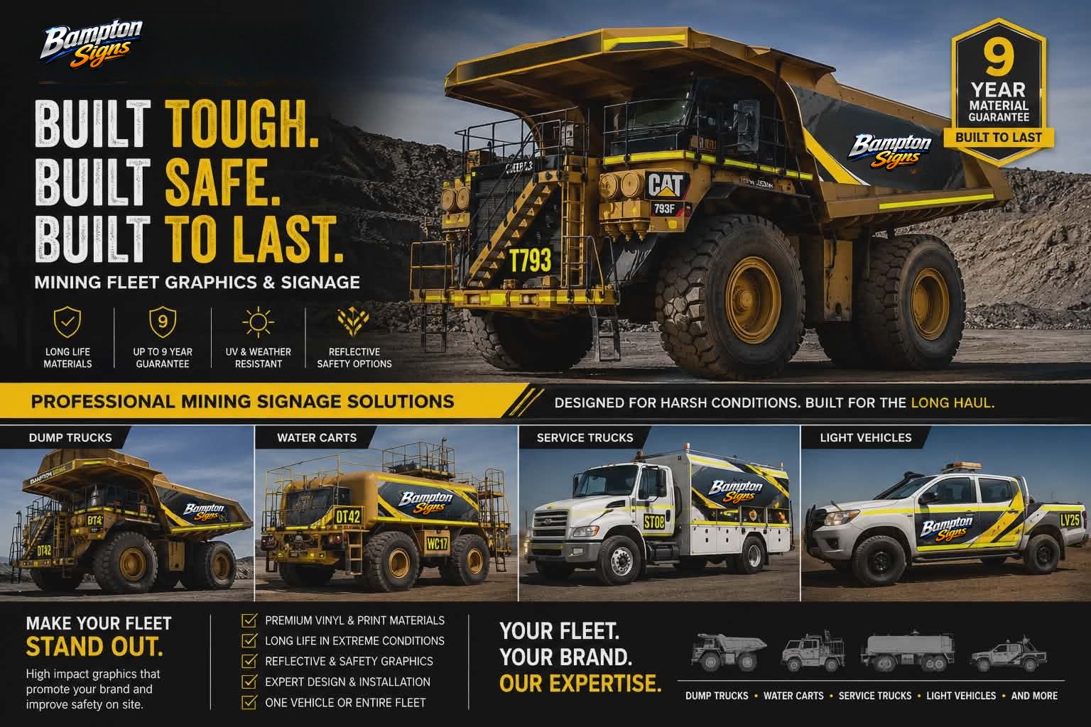 Mining Fleet Graphics And Signage