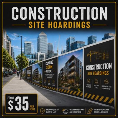 Construction Site Hoarding Banners