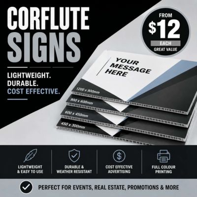Corflute Signs